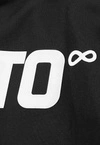 Bluza męska rozpinana z kapturem Prosto Infinity czarna