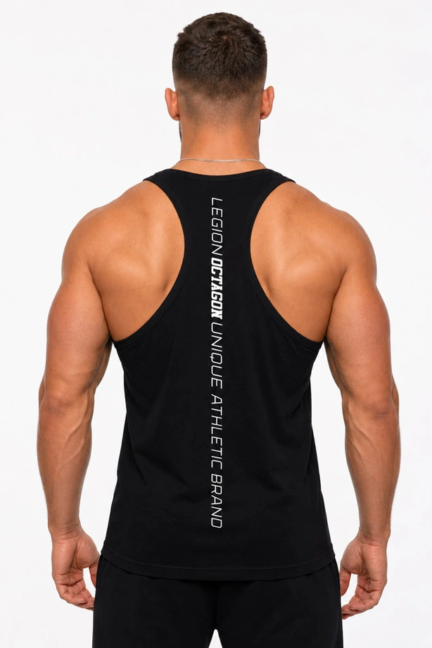 Koszulka męska tank top Legion Octagon Unique czarna