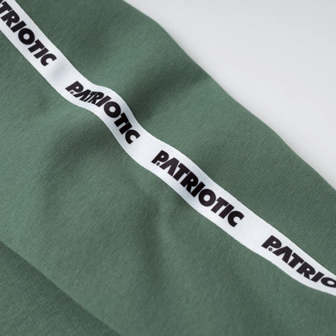 Bluza męska z kapturem Patriotic Cls App Tape zielona