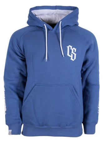 Bluza męska z kapturem Ciemna Strefa CS Reglan Sleeves hooded niebieska