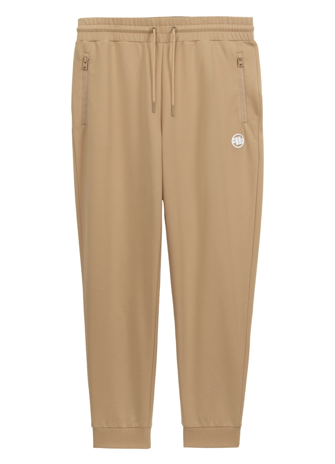 Spodnie męskie dresowe Pitbull Pit Bull Nugget beżowe
