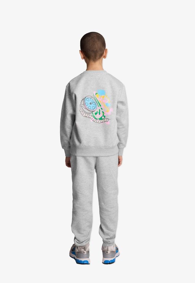 Bluza dziecięca Prosto Kids Taśma szara