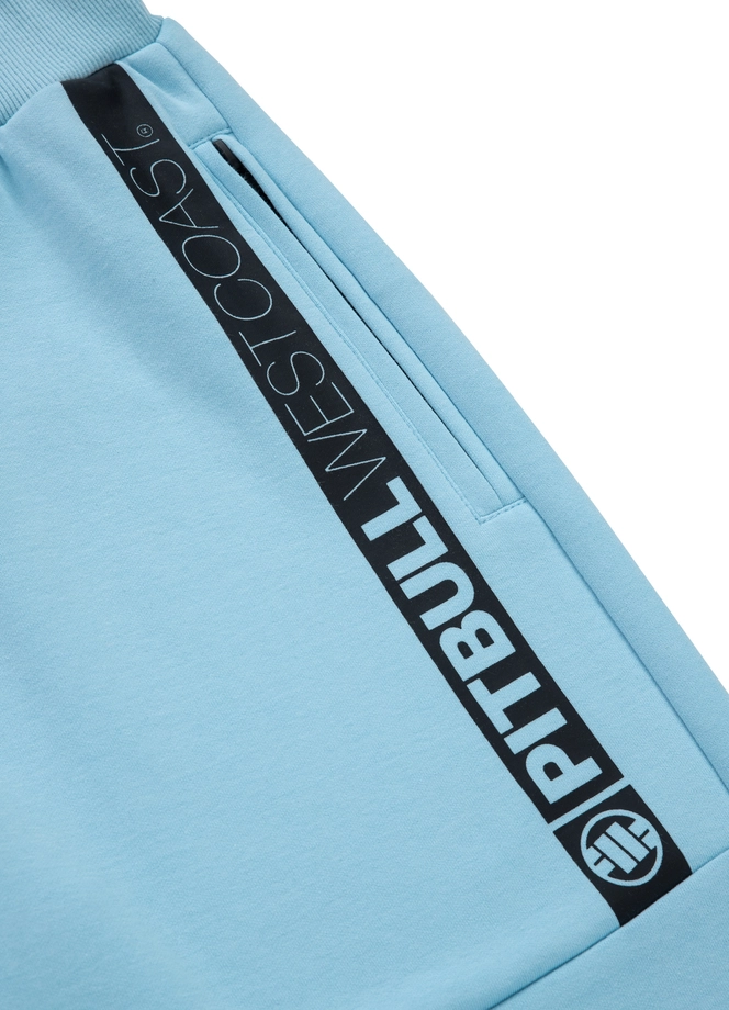 Spodnie dresowe damskie Pitbull Pit Bull Chelsea 24 jasno niebieskie