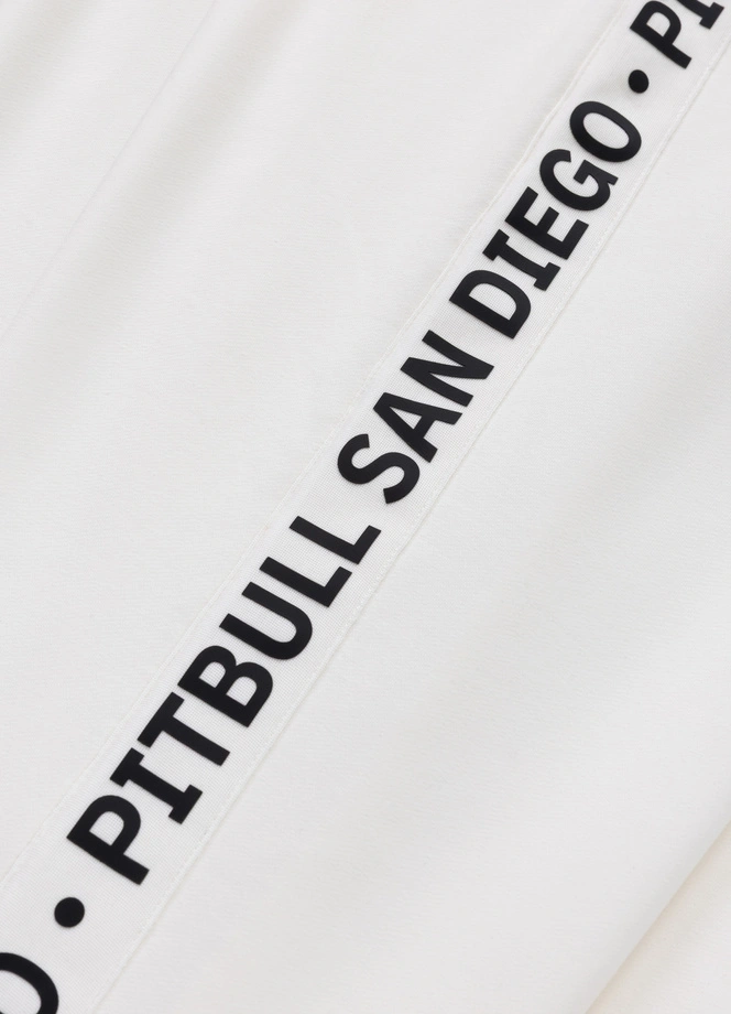 Spodnie męskie dresowe Pit Bull Tape Parker złamana biel
