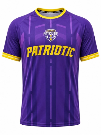 Koszulka męska T-shirt Patriotic La Football fioletowa