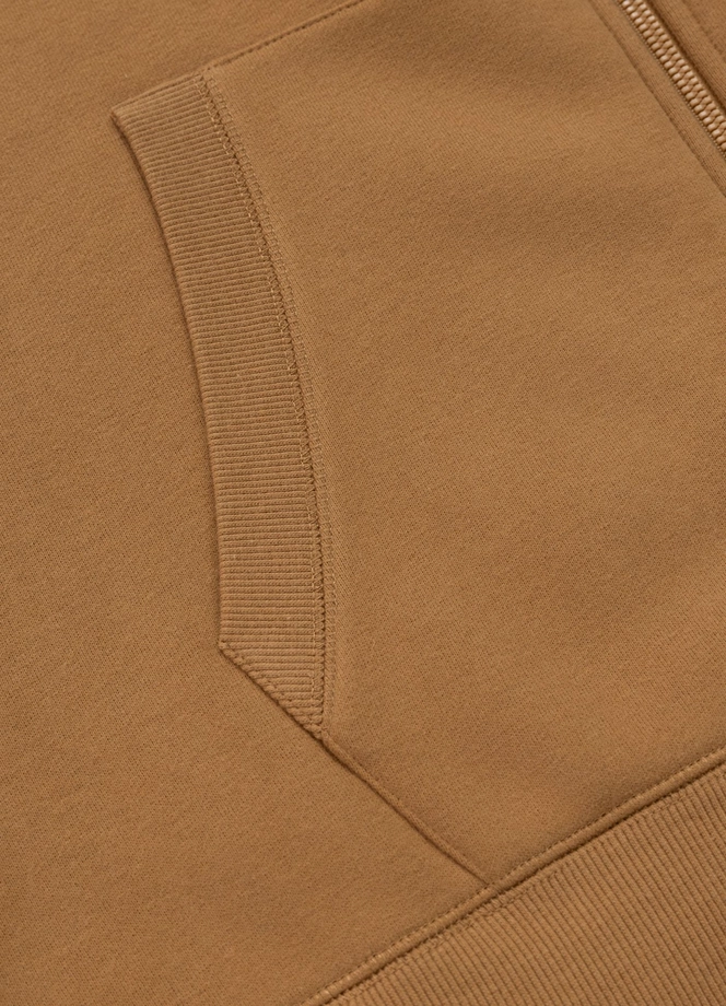 Bluza męska rozpinana z kapturem Pit Bull San Diego CA miodowy żółty