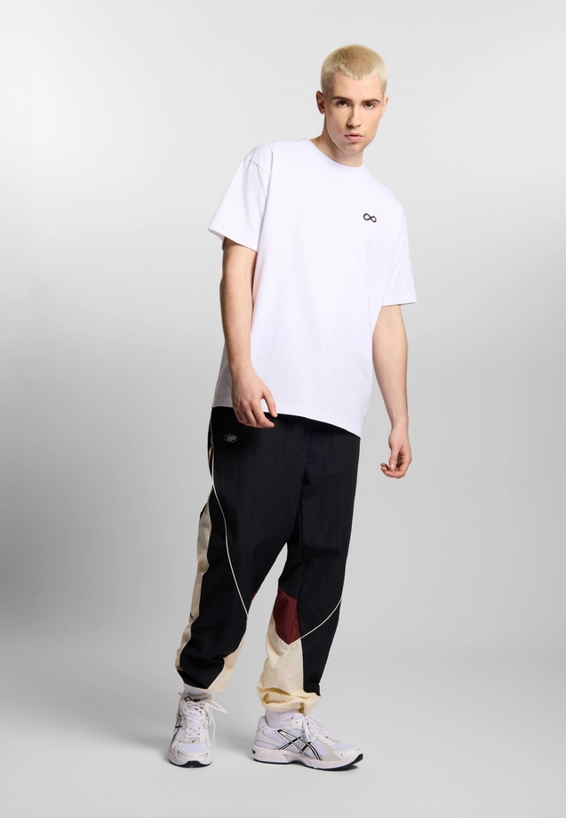 Koszulka męska t-shirt oversize Prosto Big Log Infinity biała