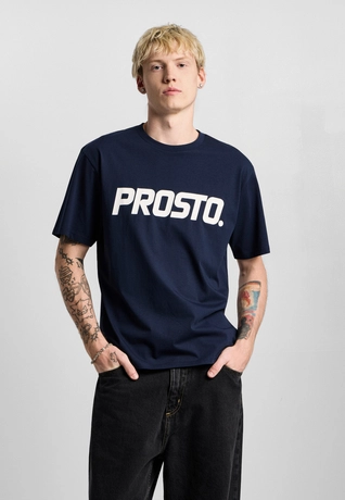 Koszulka męska t-shirt Prosto Biglog granatowa
