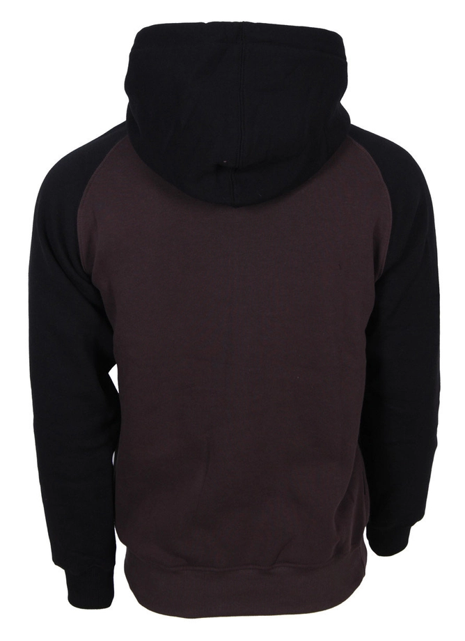 Bluza męska z kapturem Ciemna Strefa CS Reglan Wir brązowa