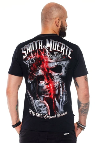 Koszulka męska T-shirt Octagon Santa Muerte czarna
