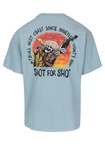 Koszulka męska T-Shirt oversize Pitbull Shot For Shot Loose Fit niebieska
