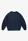 Bluza męska oversize Prosto Big Shield crewneck granatowa