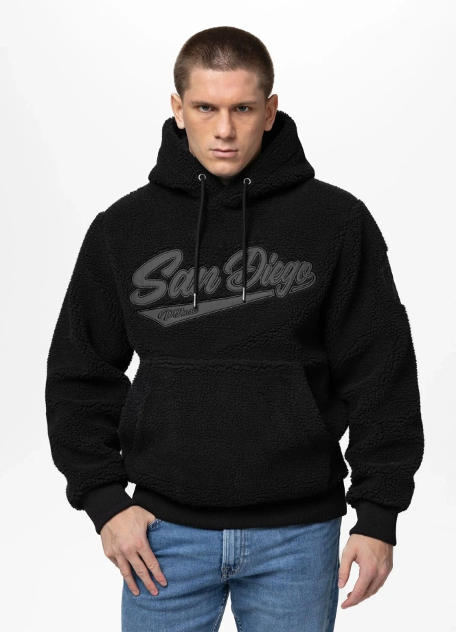 Bluza męska z kapturem Pit Bull Galaxy czarna