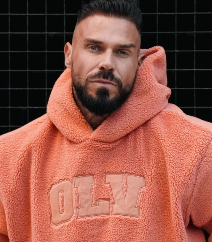 Bluza unisex Olavoga OROFIOU pomarańczowa
