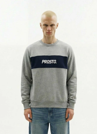 Bluza męska Prosto Root crewneck szara