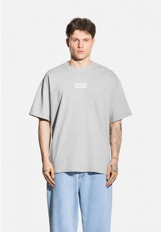 Koszulka męska t-shirt oversize Prosto Box szara