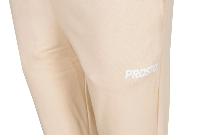 Spodnie dresowe damskie Prosto Klasyk Starter beżowe