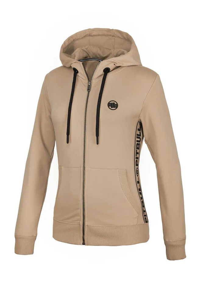 Bluza damska Pit Bull La Deta Pitbull hooded beżowa