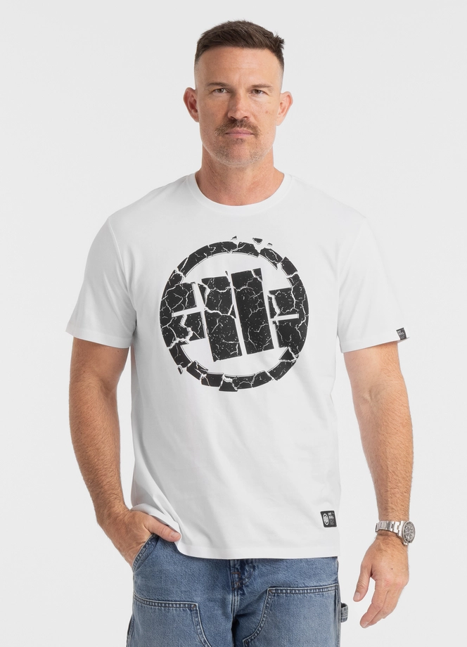 Koszulka męska T-Shirt Pit Bull Pitbull Scratch 25 biała