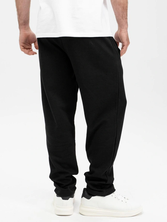 Spodnie dresowe męskie Jigga Wear Gum Simple Crown czarne