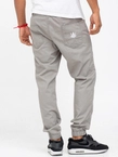 Spodnie Materiałowe męskie Jogger Jigga Wear Crown jasno szare