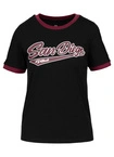 Koszulka t-shirt damska Pit Bull San Diego Angel czarna