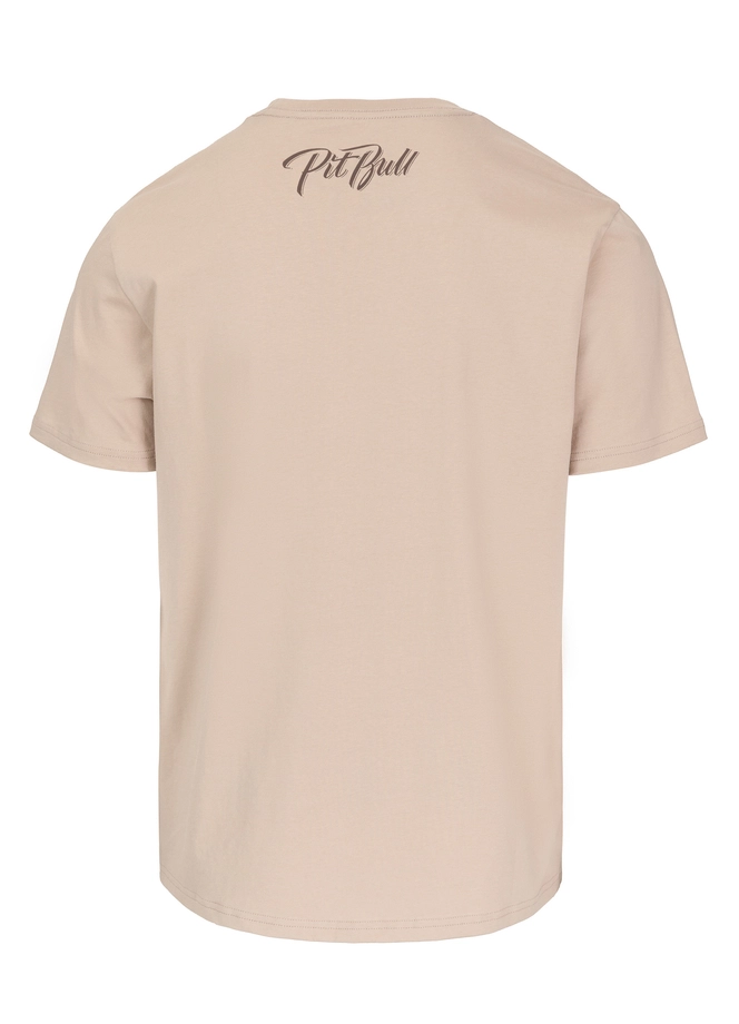 Koszulka męska T-Shirt Pit Bull Pitbull El Jeffe ultra kremowa