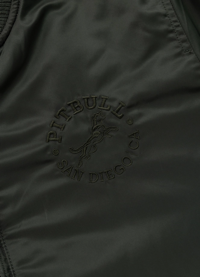 Kurtka męska przejściowa bejsbolówka Pit Bull Hacket zielona