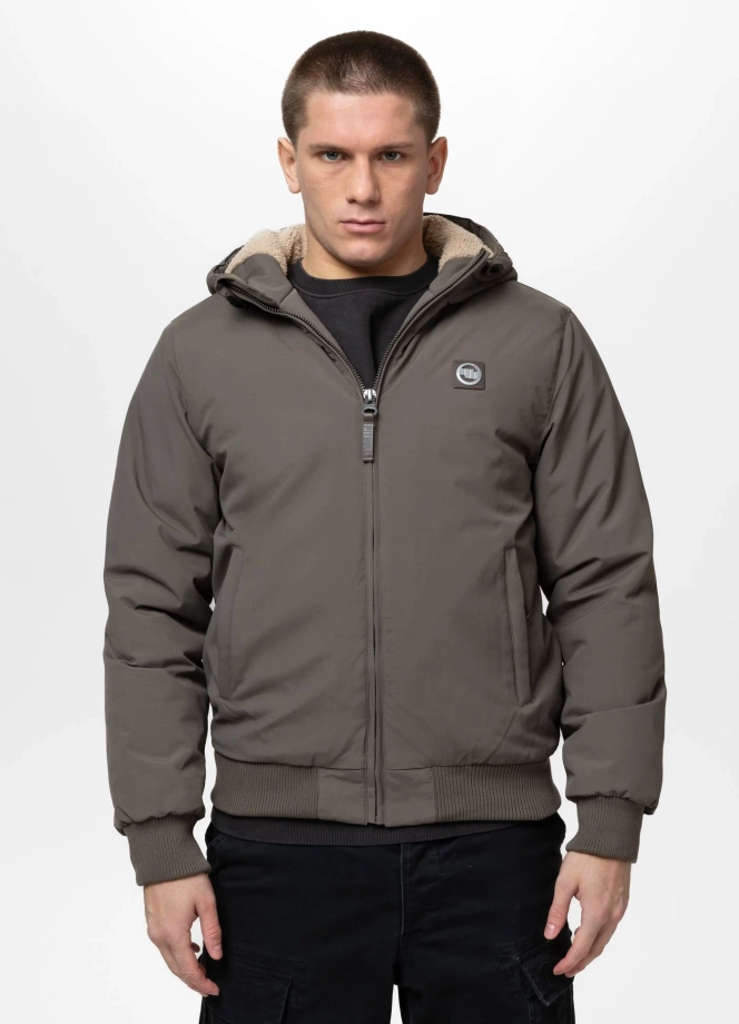 Kurtka zimowa męska Pit Bull Elkwood III taupe