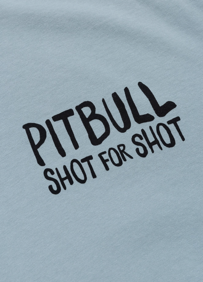 Koszulka męska T-Shirt oversize Pitbull Shot For Shot Loose Fit niebieska