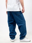 Spodnie męskie Jeans Baggy Jigga Wear Front Laser niebieskie