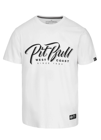 Koszulka męska T-Shirt Pit Bull Pitbull El Jeffe biała