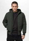 Kurtka zimowa męska Pit Bull Softshell York oliwkowa zielona
