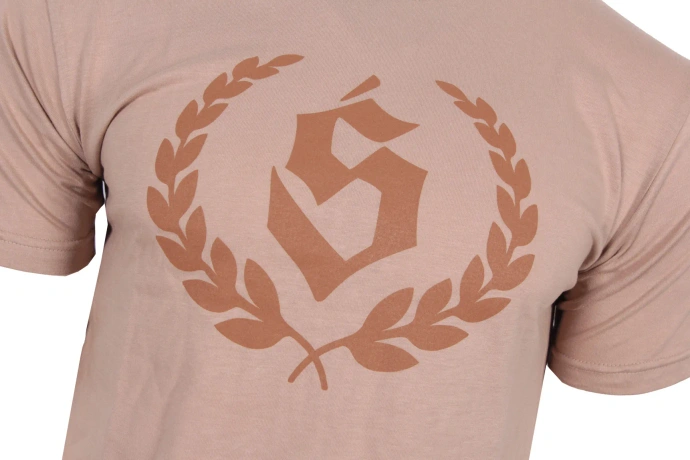 Koszulka męska t-shirt Środowisko Miejskie Big Laur beżowa