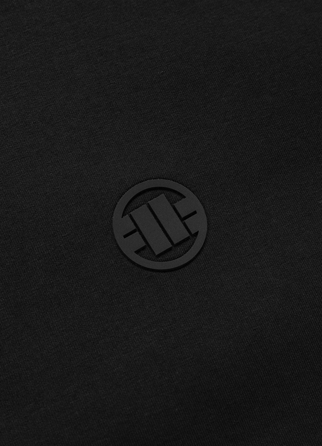 Bluza męska rozpinana z kapturem Pitbull Charger Small Logo czarna
