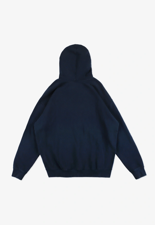 Bluza męska streetwear z kapturem Prosto Big Log granatowa