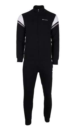 Komplet dresowy Champion Small Logo Two Tone crewneck czarny