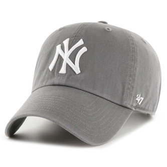 Czapka z daszkiem 47 Brand New York Yankees W/No Loop Label Clean Up szara
