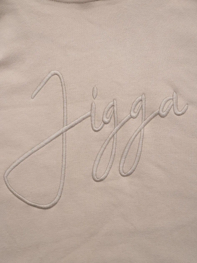 Komplet dresowy męski Jigga Wear Small Written Tag beżowy