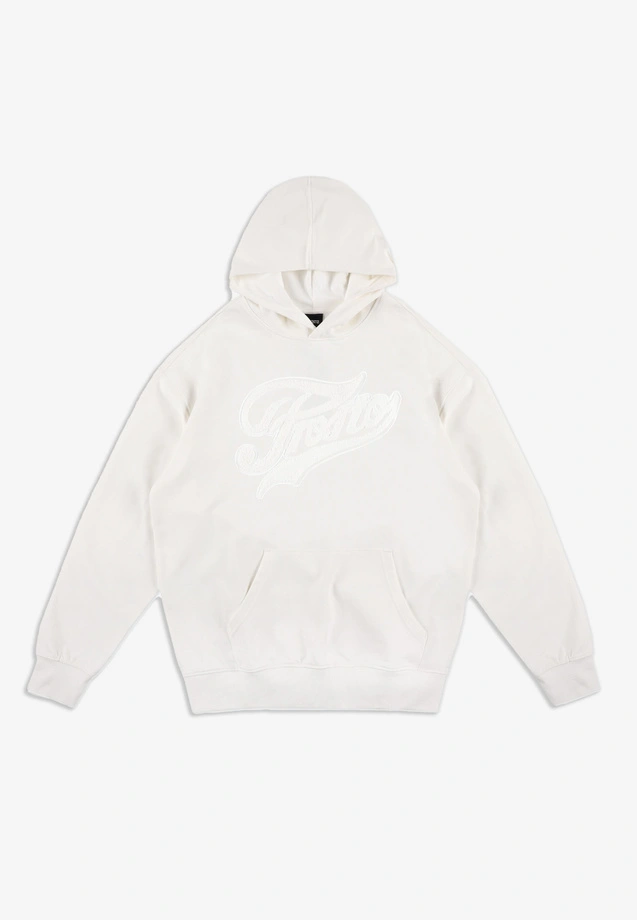 Bluza męska z kapturem oversize Prosto Clair kremowa