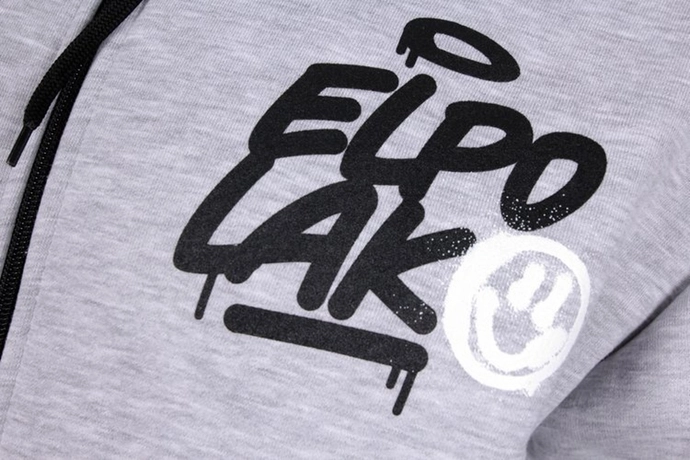 Bluza rozpinana El Polako Zip Miejski Tag grey