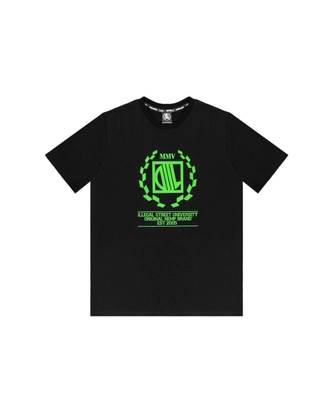 Koszulka męska t-shirt Diil Laur czarno/zielona