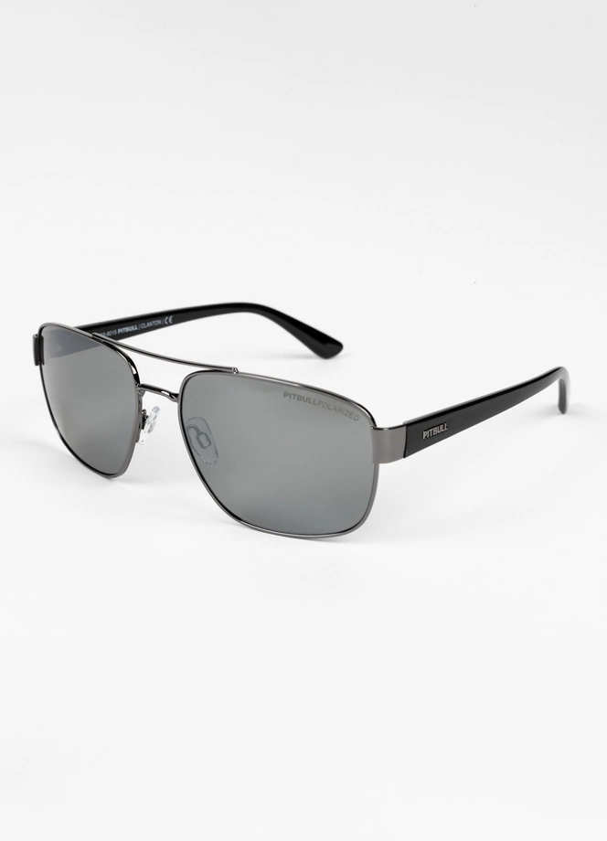 Okulary Pitbull Sunglasses Pit Bull Clanton srebrno/czarne