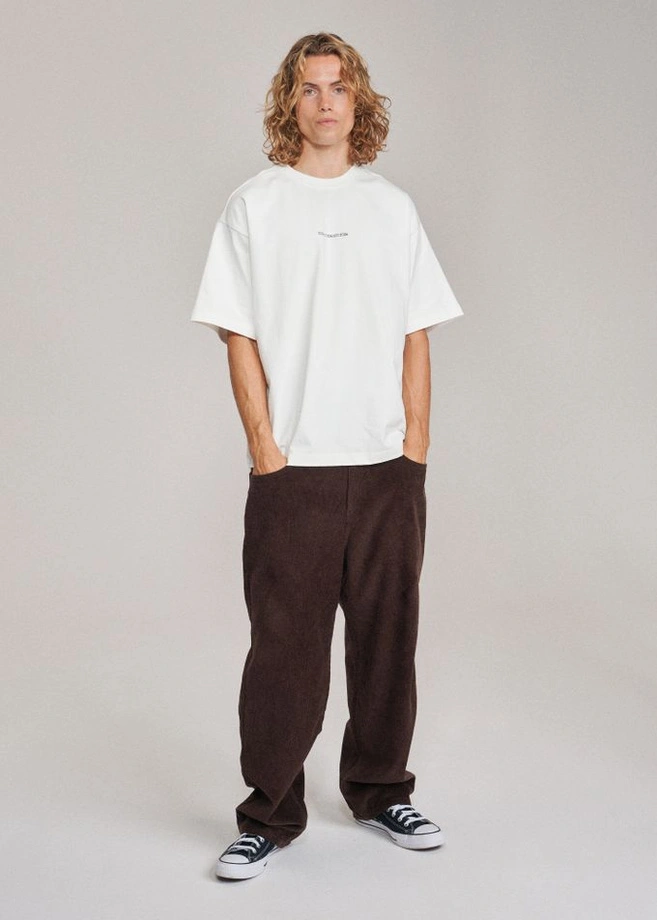 Koszulka męska t-shirt Coalition CLTN Dew kremowa