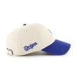 Czapka z daszkiem 47 Brand Los Angeles Dodgers Base Runner Clean Up kremowa niebieska