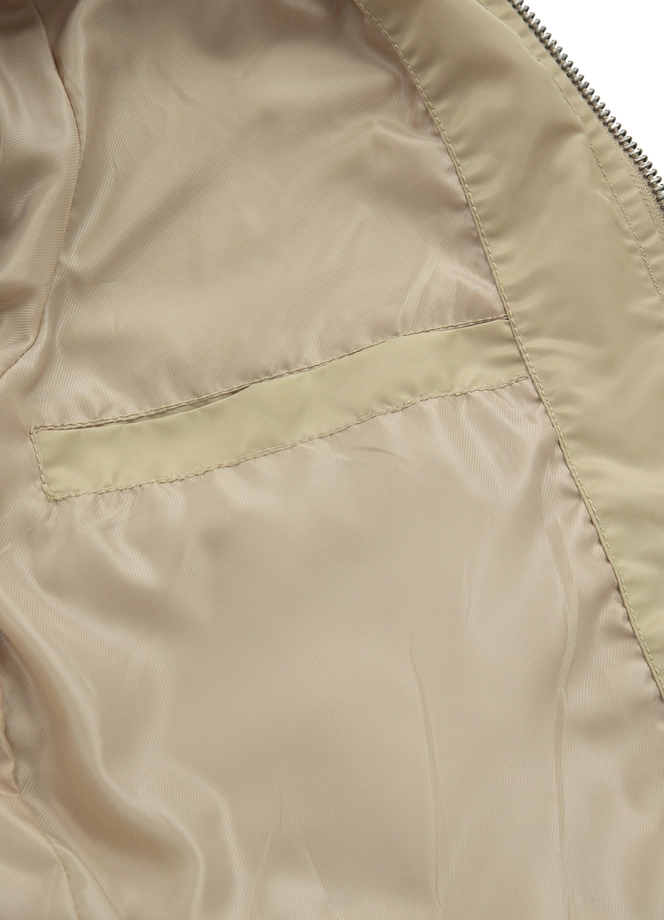 Kurtka damska przejściowa wiosenna Pit Bull Genesee 3 Flight Jacket beżowa
