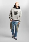 Bluza męska z kapturem Prosto Splash Shield szara