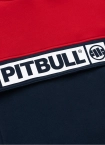 Bluza męska z kapturem Pitbull Pit Bull Two-Color Hilltop hooded czerwona/granatowa