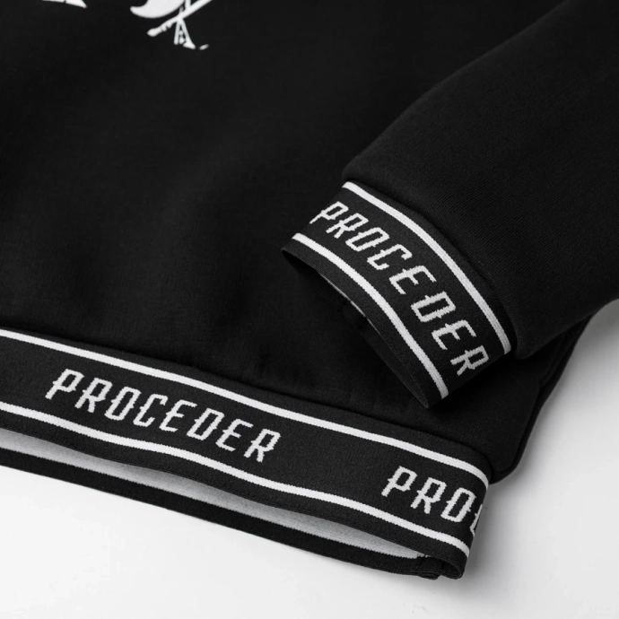 Bluza męska z kapturem Chada Proceder Torn czarna