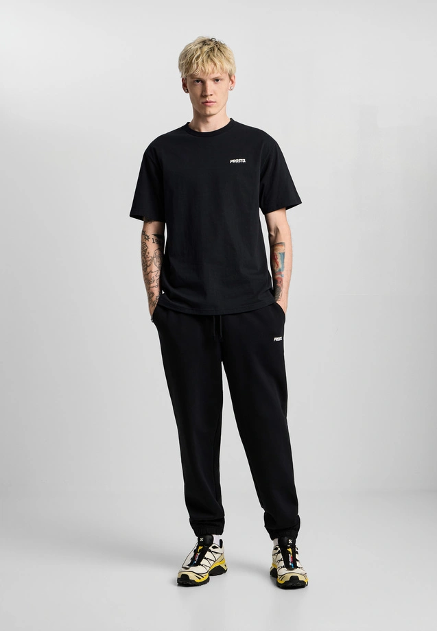 Koszulka męska t-shirt Prosto Base 26 czarna